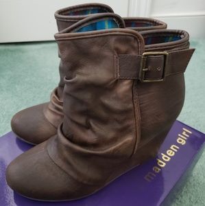 Steve Madden Wedge Booties